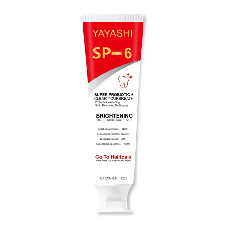 Probiotics Whitening Stain Removing Toothpaste Breath Improve Yellow Teeth