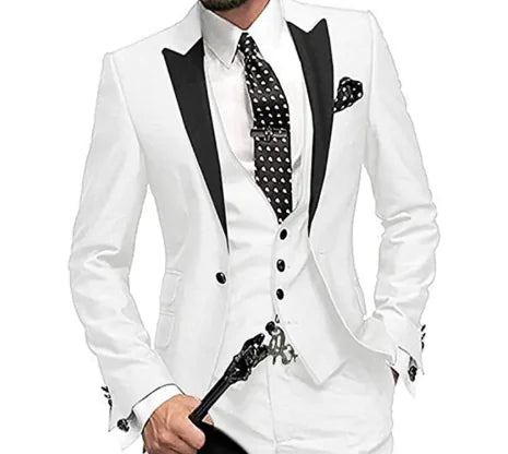 Men's Three-Piece Wedding Suit