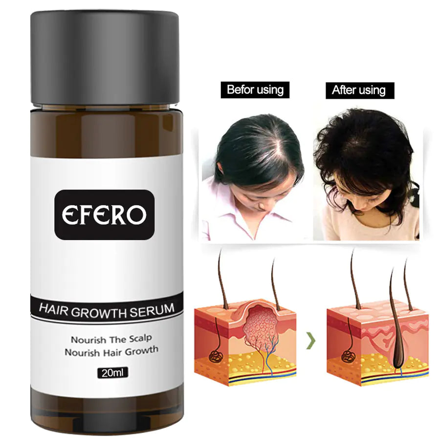 Efero Hair Growth Serum for Stronger Roots and Length