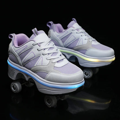 Shining Roller Skate Shoes