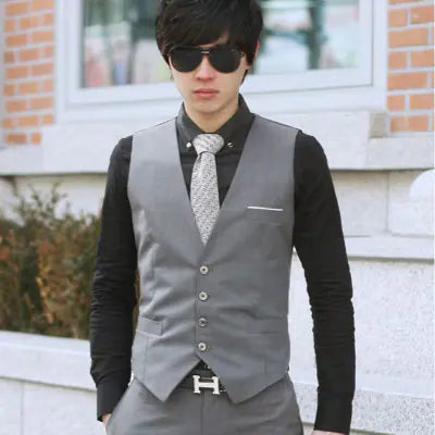 Men's Vest, Work Suit Waistcoat, Vest Top