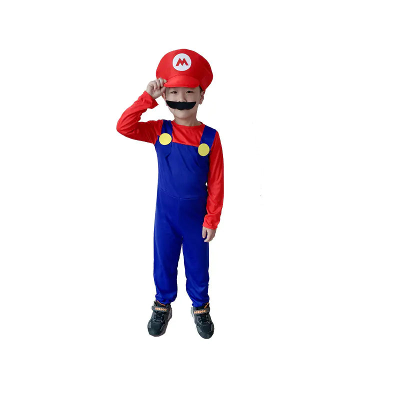 Mario Costume Dress for Kids - Cosplay and Halloween
