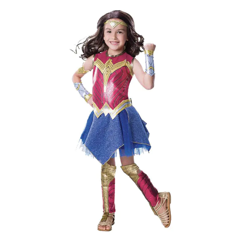 Wonder Woman Kids Cosplay Costume Outfit