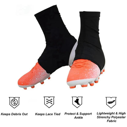 Lightweight Football Cleats Shoe Covers Super Soft High Elastic Slip Resistant Shoes Sleeves for Rugby Soccer Hockey Baseball