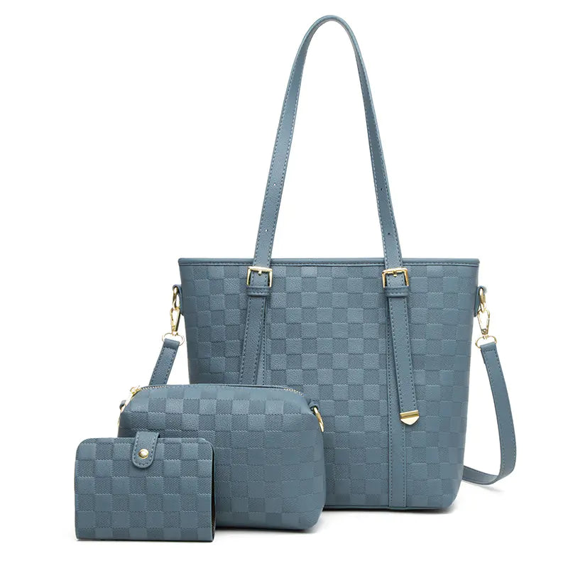 Fashionable Women's Three-Piece Shoulder Bag Set