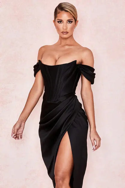 High Quality Summer Satin Bodycon Dress