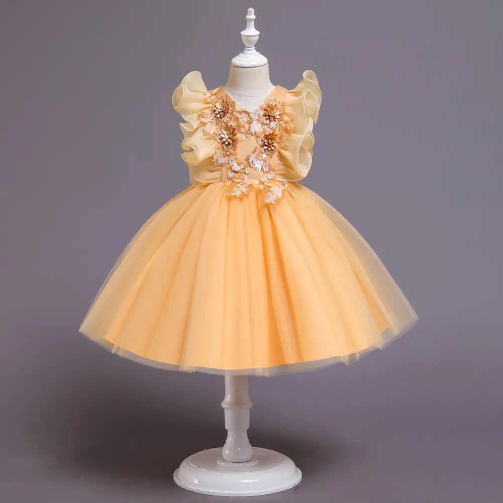 Korean Style Puffy Princess Dress for Kids
