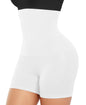 ZENUTA Tummy Control Shapewear Shorts for Women High Waisted Body Shaper Seamless Shorts Underdress Thigh Slimmers (A-High Waist-White S)