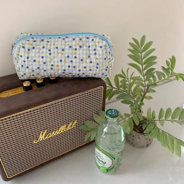 Kawaii Floral Travel Cosmetic Lipstick Coin Purse Bag