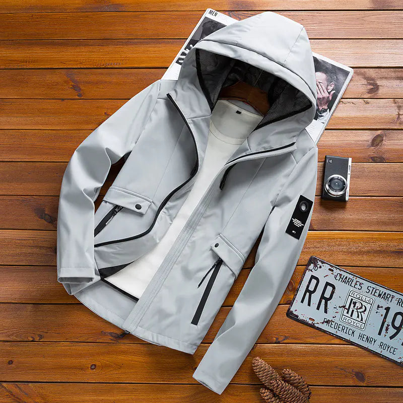 Hooded Jacket for Men - Casual Fashion Outerwear