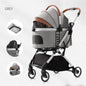 Foldable Four-Wheel Pet Stroller