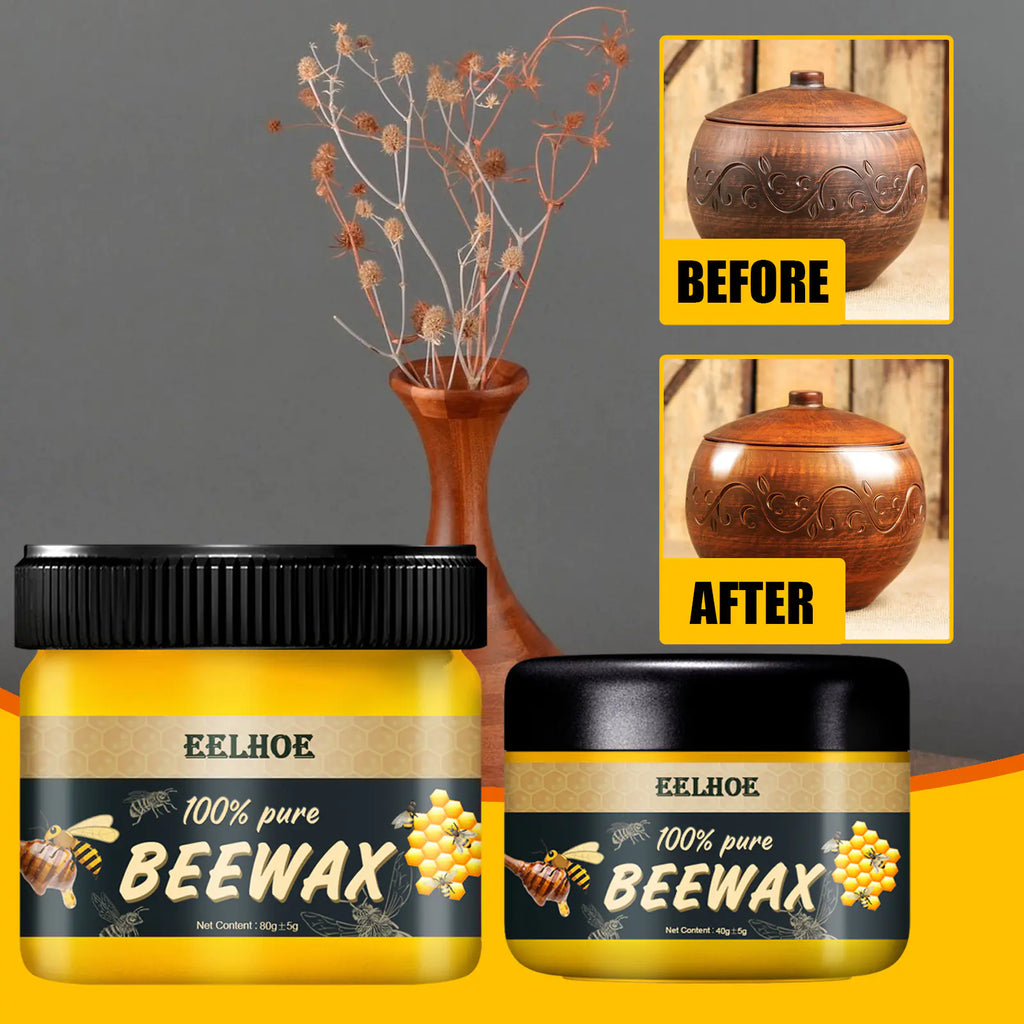 EELHOE Natural Beeswax for Wood Floor Care and Polish