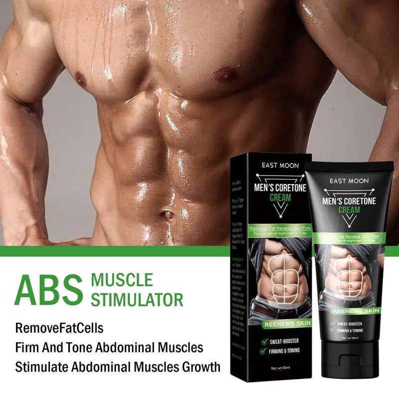 East Moon Men's Abs Cream for Muscle Firming and Care