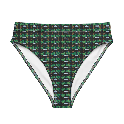 Eco-Friendly High-Waist Bikini Bottom R&J Hat Off