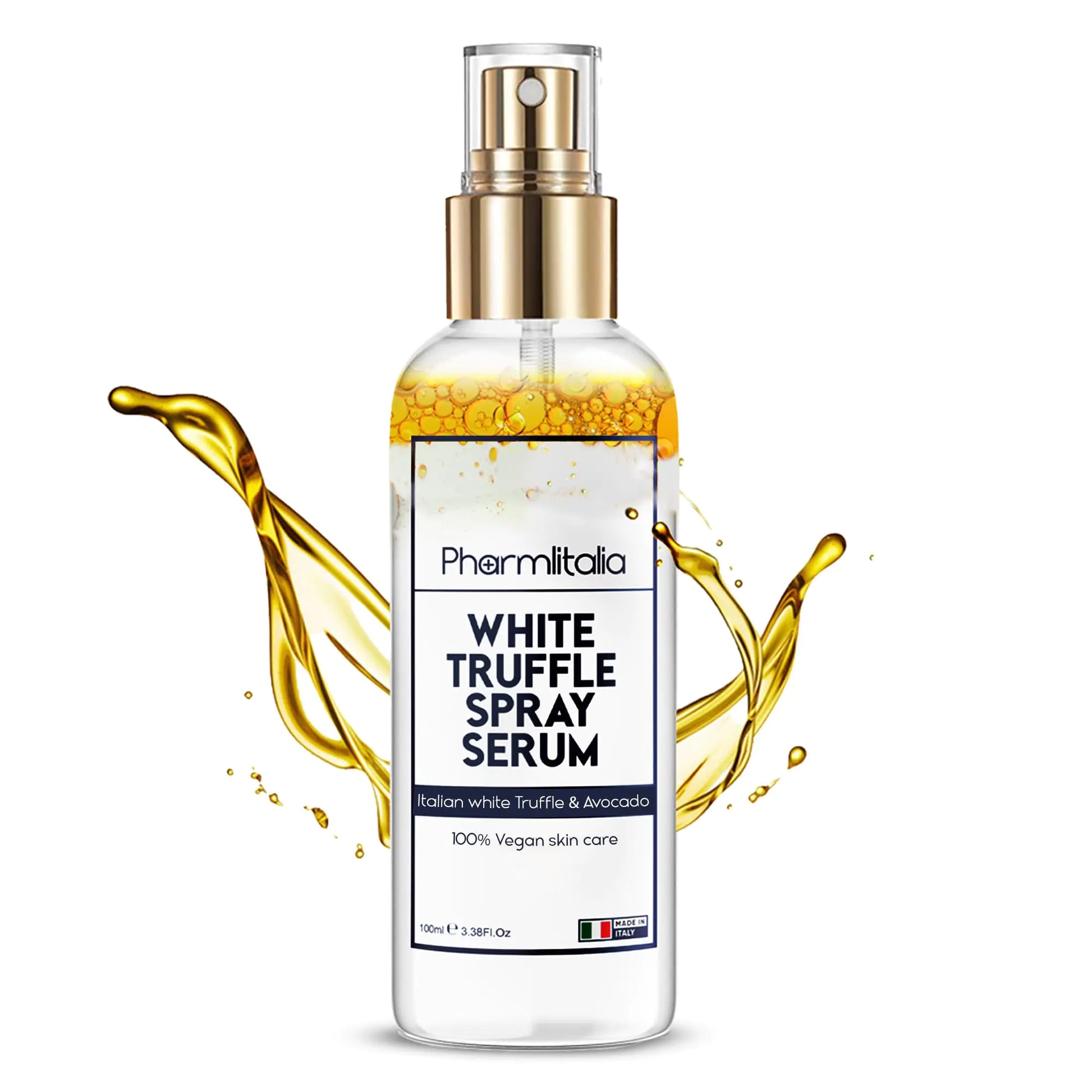 Italian White Truffle Spray Serum - Vegan Skin Care - Face Mist Hydrating Spray with Avocado & White Truffles - Face Serum for Radiant Skin - 3.38 Fl Oz