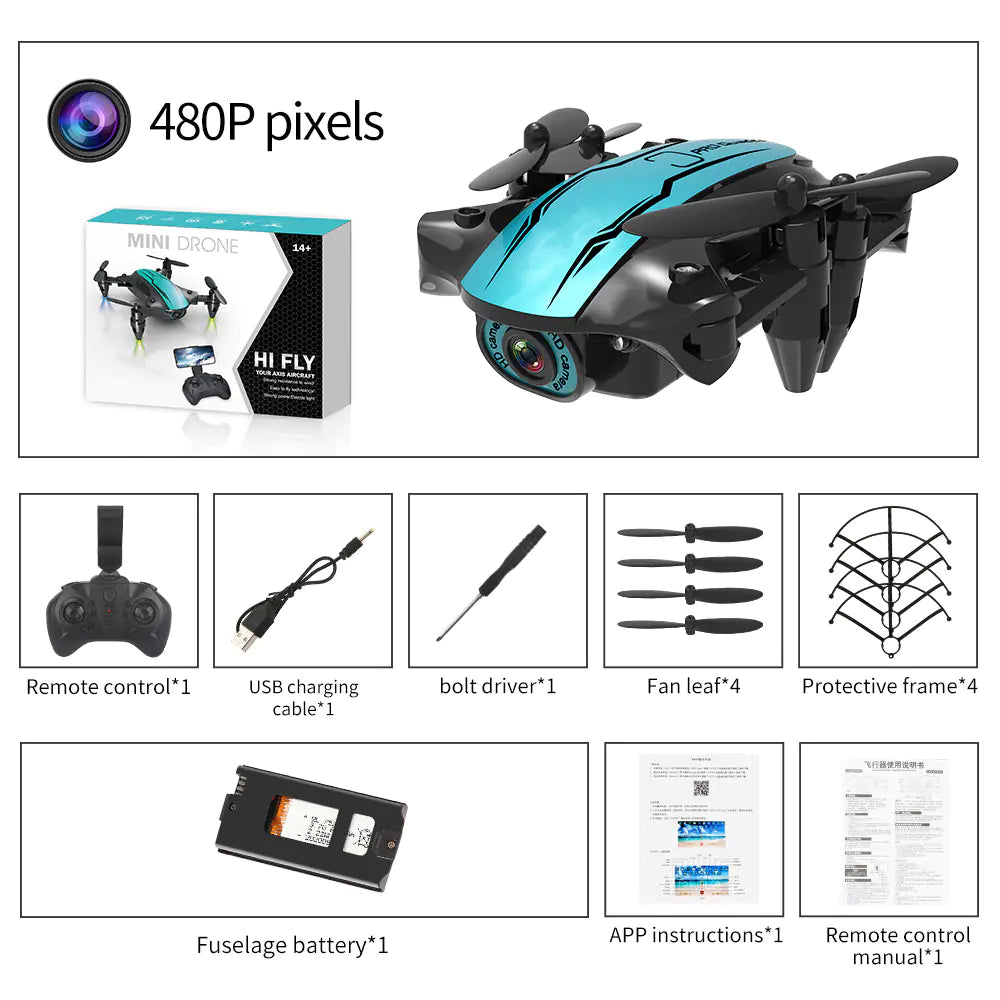 CS02 Mini Drone 4K HD Smart Remote Control Quadricopter