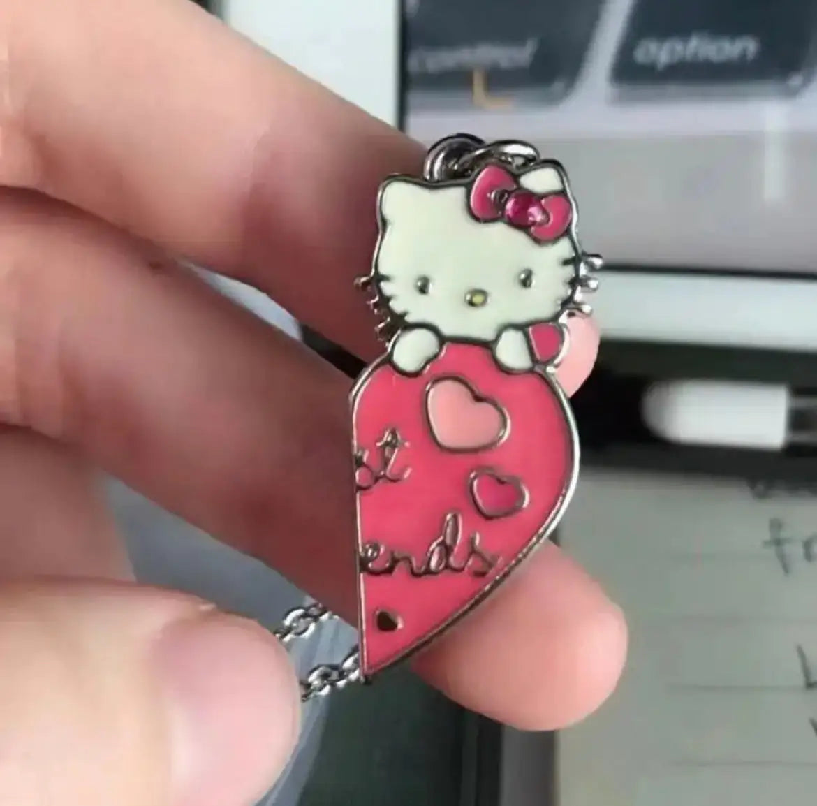 Hello Kitty Best Friend Bestie Necklace