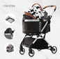 Foldable Four-Wheel Pet Stroller