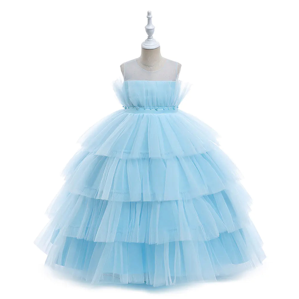 2024 New Multi-Layer Princess Dress for Kids