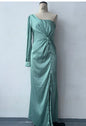 Women's Cinched Waist Slim-Fit Evening Dress