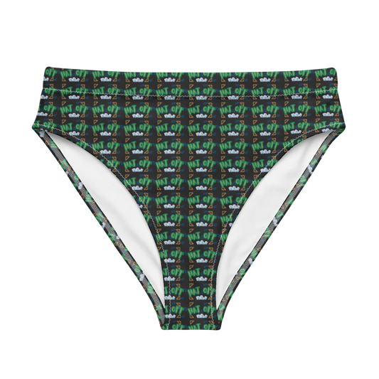 Eco-Friendly High-Waist Bikini Bottom R&J Hat Off