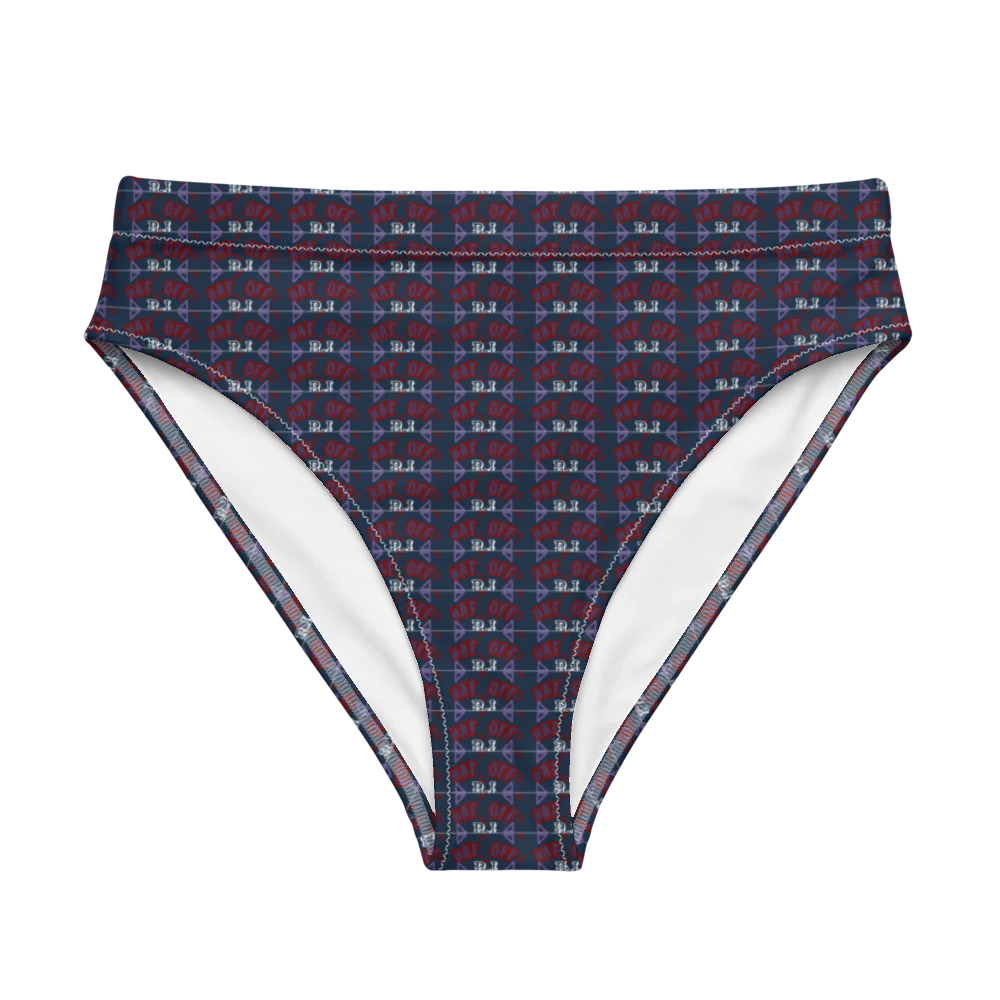 Eco-Friendly High-Waist Bikini Bottoms