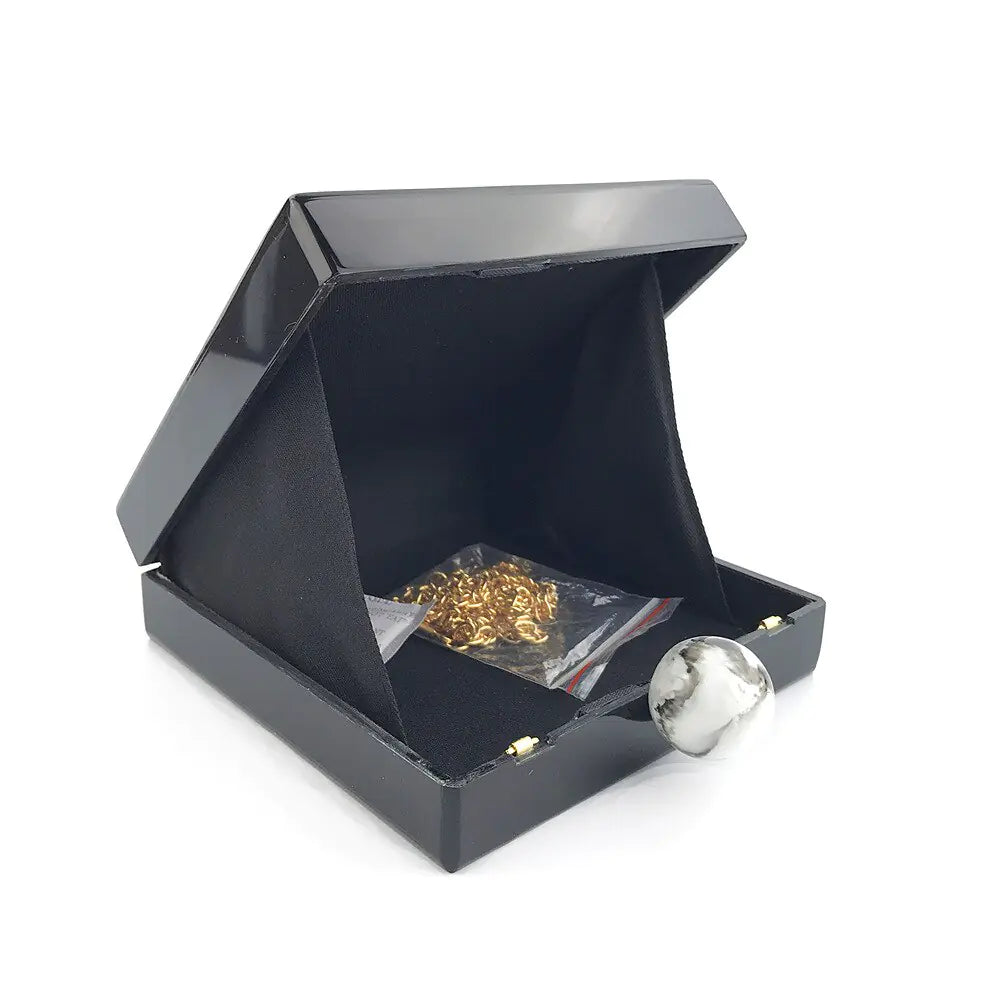 Marble Evening Clutch Purse for Women’s Weddings & Parties