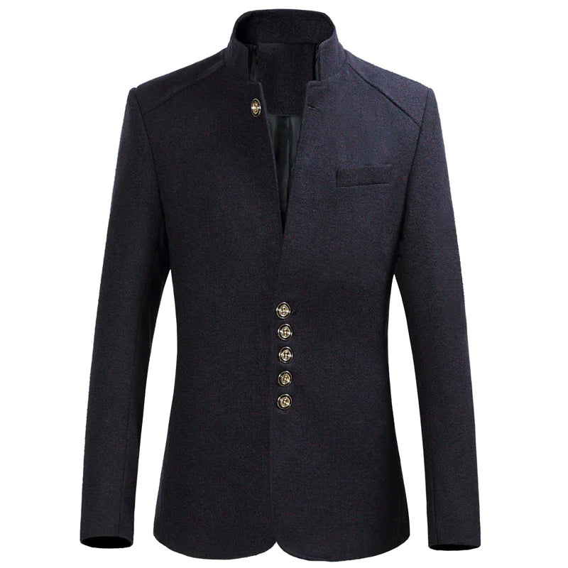 Men's Casual Slim-Fit Blazer Jacket - British Style