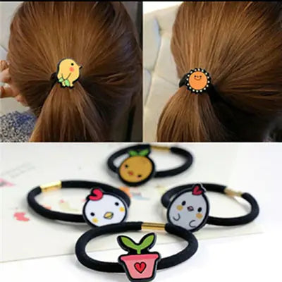 Cartoon Animal Hair Rope Accessories for Kids