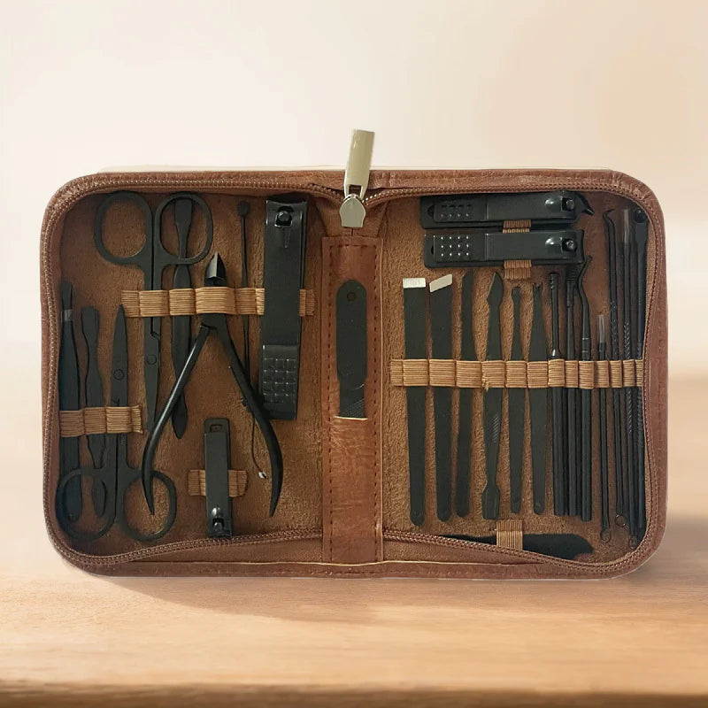 30-Piece Nail Care Set with Clippers and Tools