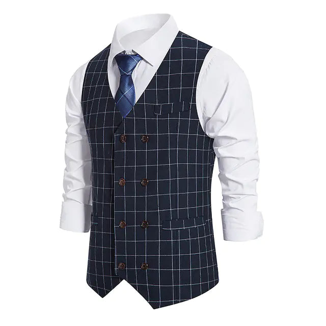 Four Seasons Luxury Men's Vest for Casual Business Wear