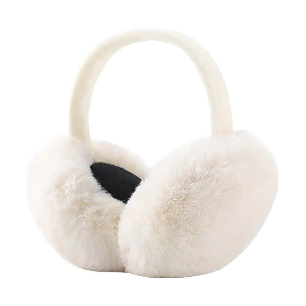 BIFOUSOY Winter Earmuffs Women Warm Earmuffs Soft Fluffy Earmuffs Adjustable & Foldable Ear Warmers Winter Accessories