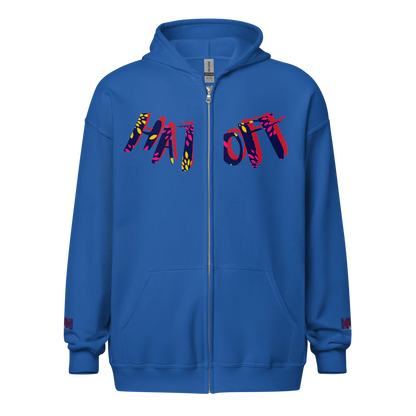 Unisex Heavy Blend Zip Hoodie | R&J Hat Off collection Brand