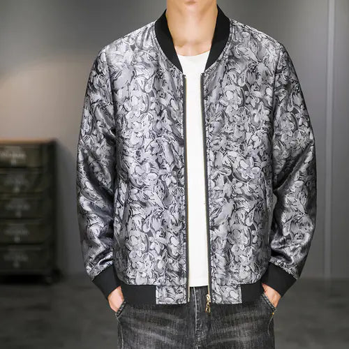 Men's Jacquard Embroidered Autumn Jacket Fashion Wear