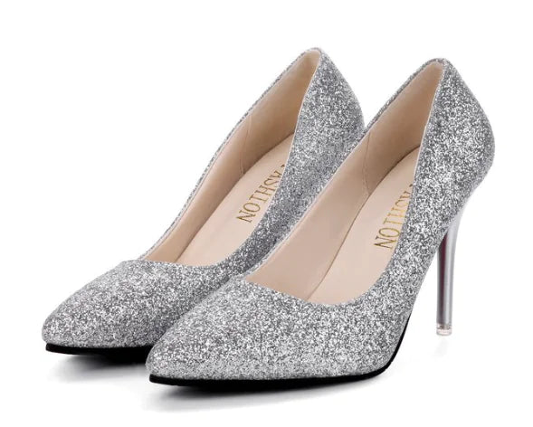 New Stylish Suede Pointed Toe Women's Heels