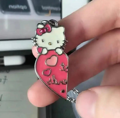 Hello Kitty Best Friend Bestie Necklace