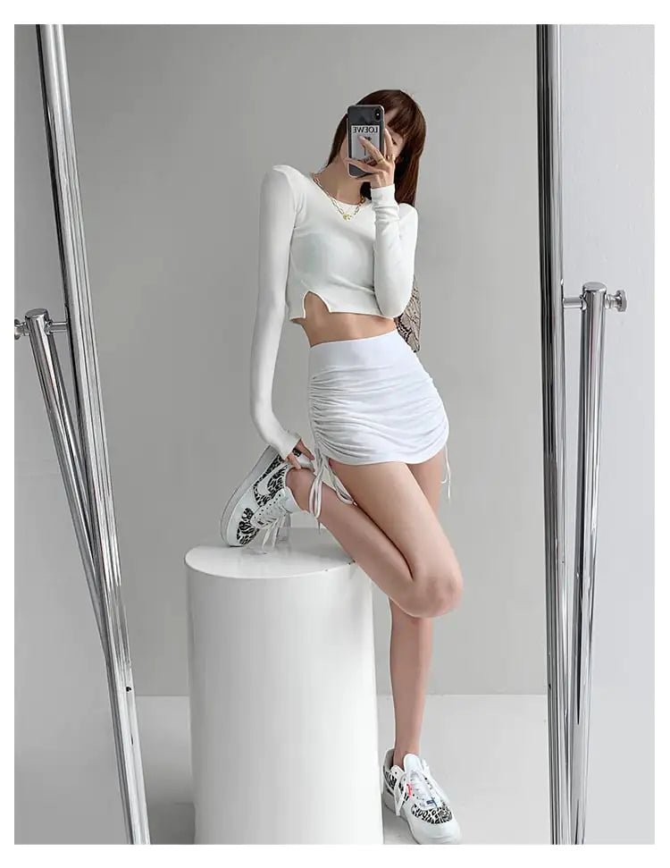 Tight Fitness Dance Skirts for Active Wear