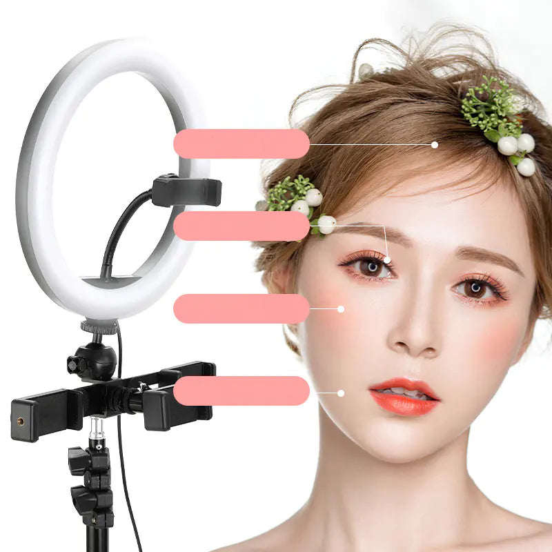 10-Inch Ring Light for Live Streaming and Selfies