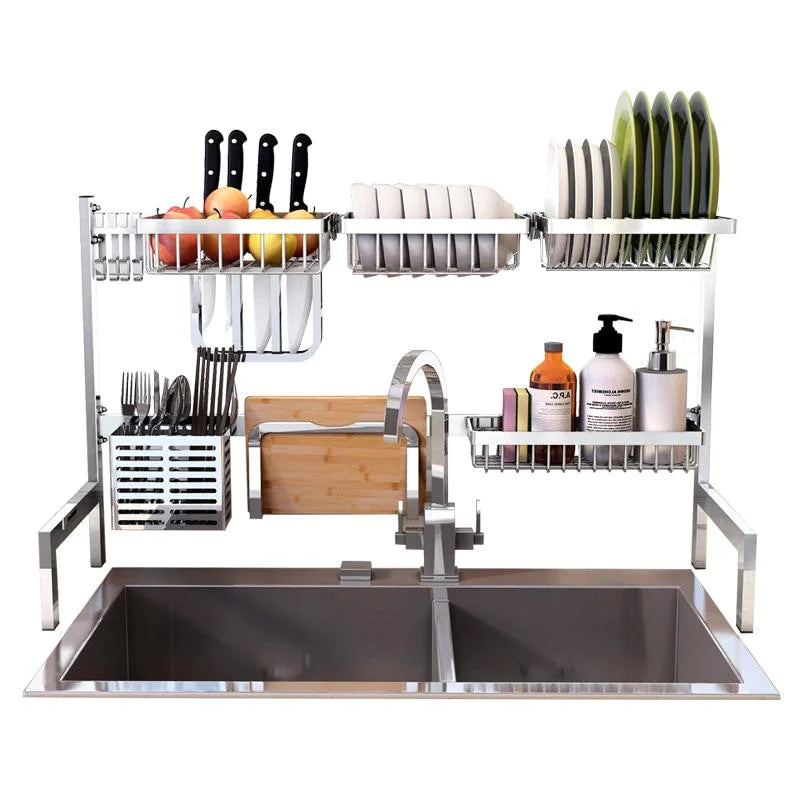 304 Stainless Steel Foldable Kitchen Drain Rack