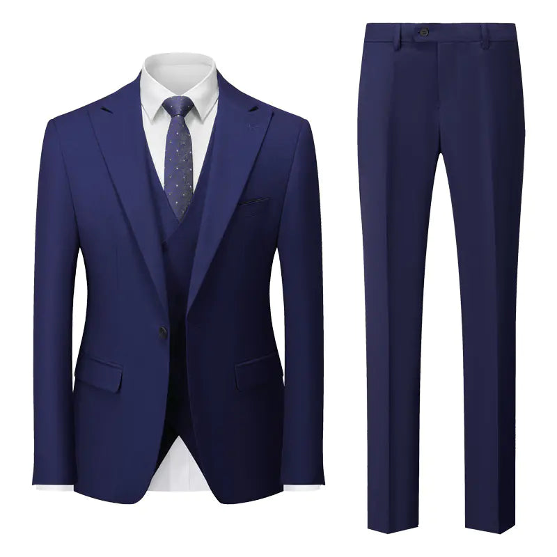 Men's Business Casual Suit Set for Weddings and Events