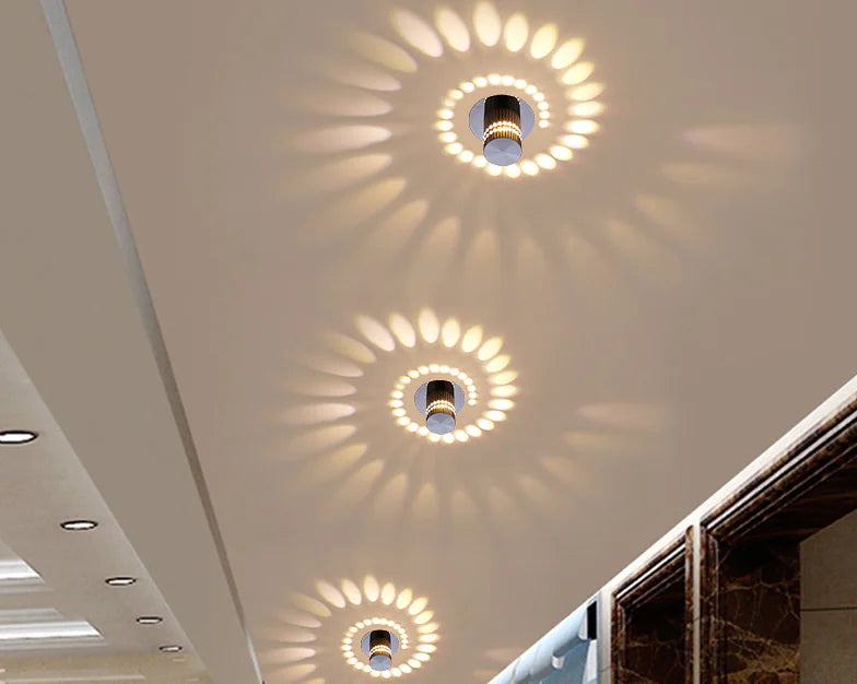Modern LED Color-Changing Corridor Wall Light Fixture