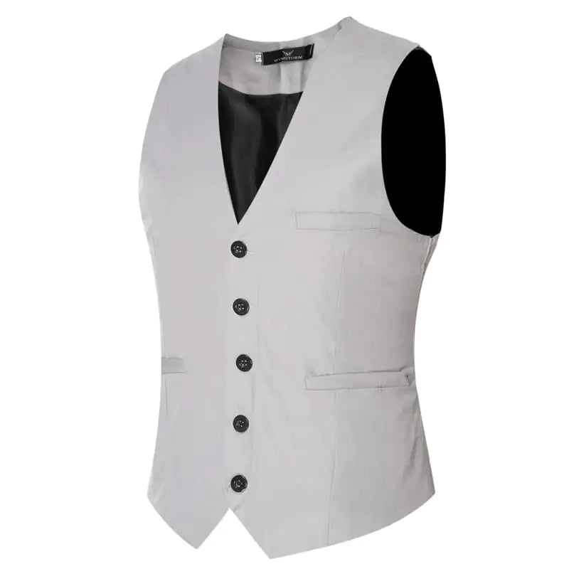 Men's Business Casual Suit Vest for Weddings