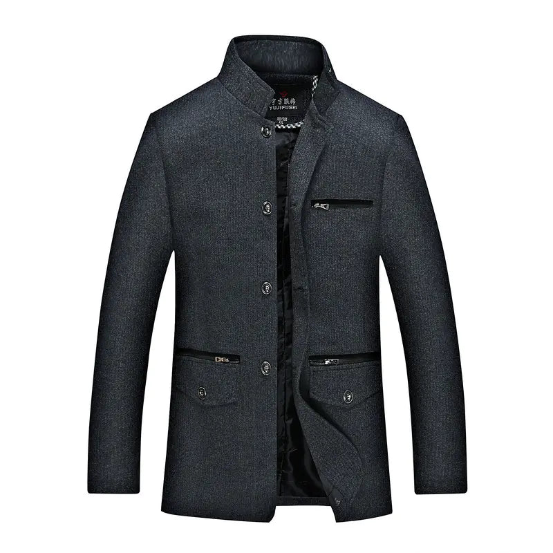 New Spring Men's Jacket for Middle-Aged Casual Wear