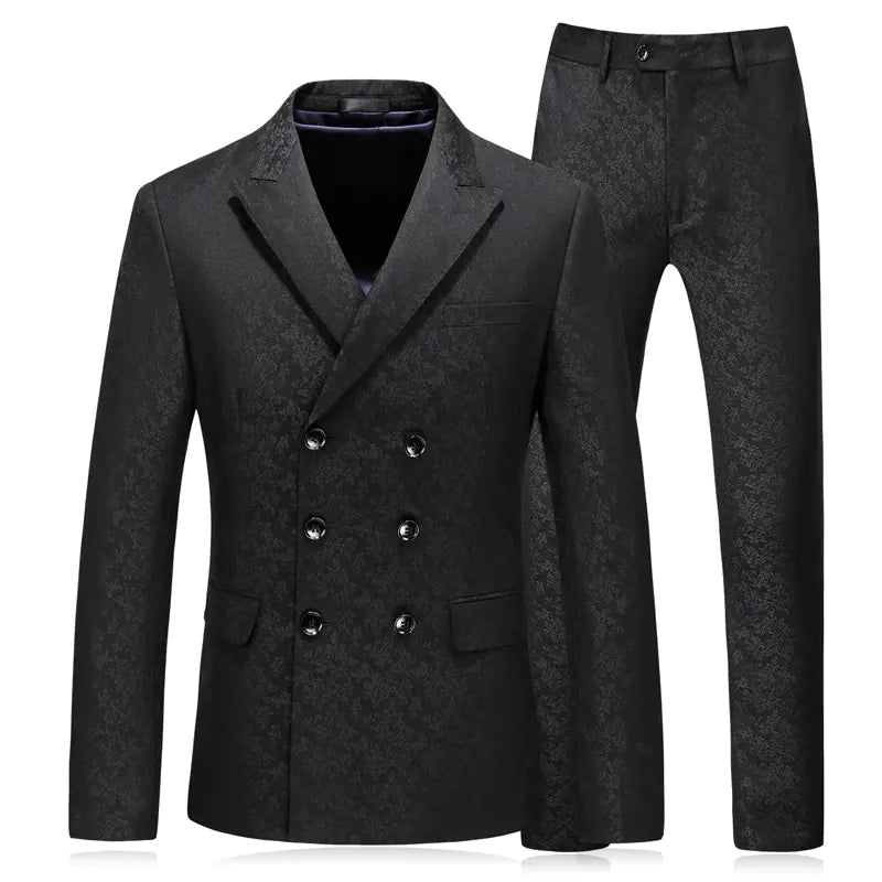 Men's Slim Fit Casual 3-Piece Suit Set for Fall