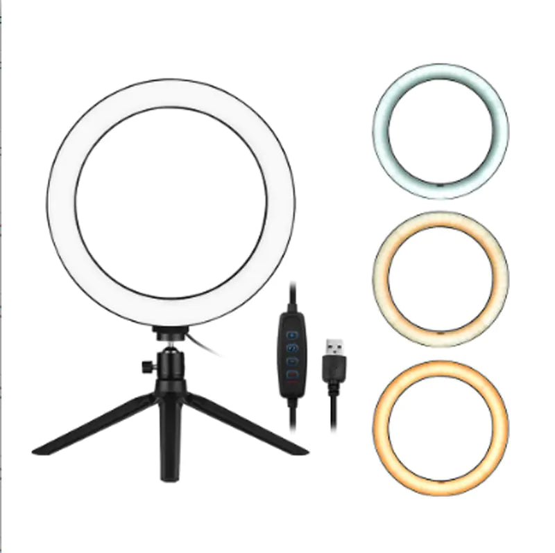 10-Inch Ring Light Kit for Desktop Streaming and Video