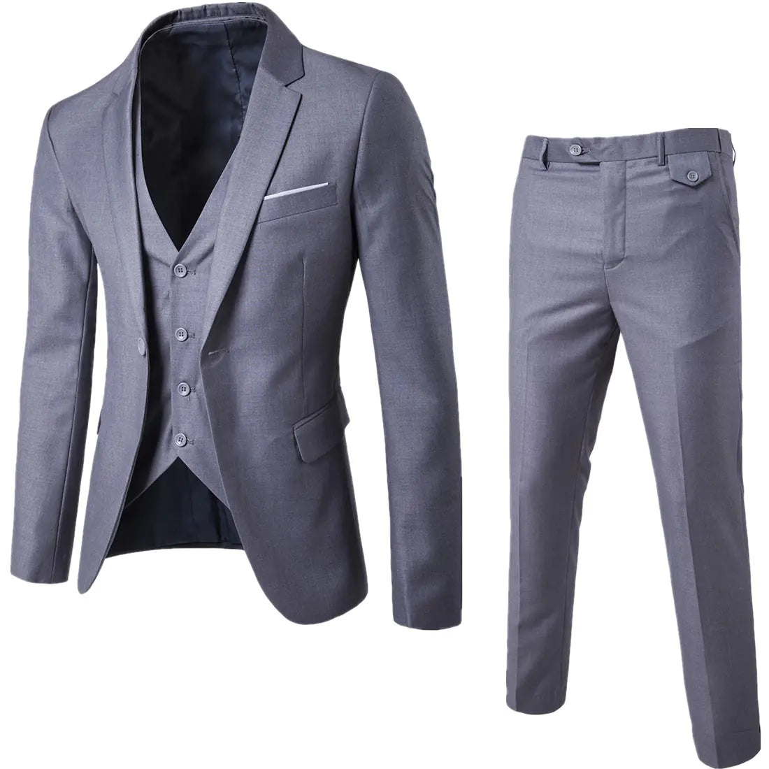 Casual Suit for Business and Wedding Attire