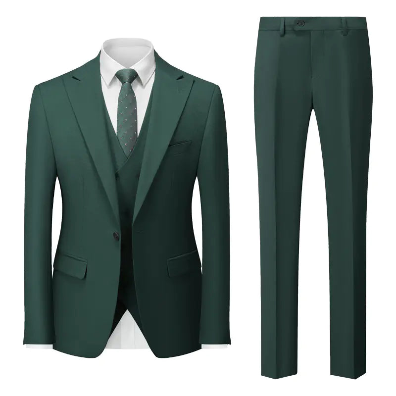 Men's Business Casual Suit Set for Weddings and Events