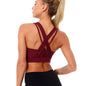 Kaminsky Women Push Up Sexy Back Sport Gathered Bra