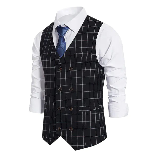 Four Seasons Luxury Men's Vest for Casual Business Wear