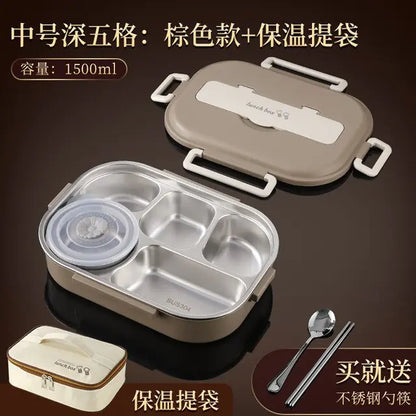 304 stainless steel compartment insulated lunch box